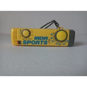 Vintage MDR Sports Walkman Radio AM/FM With Wrist Band One World